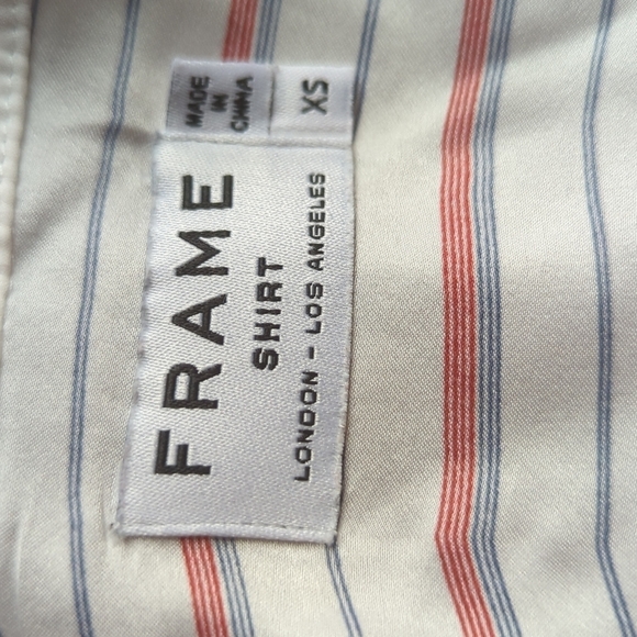 Frame Striped Silk Shirt - Picture 5 of 8
